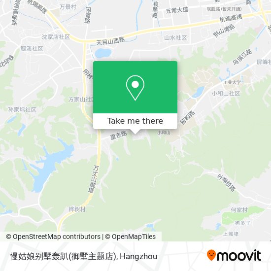 慢姑娘别墅轰趴(御墅主题店) map