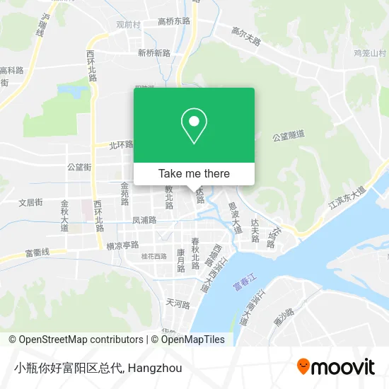 小瓶你好富阳区总代 map