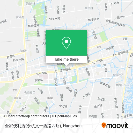 全家便利店(余杭文一西路四店) map