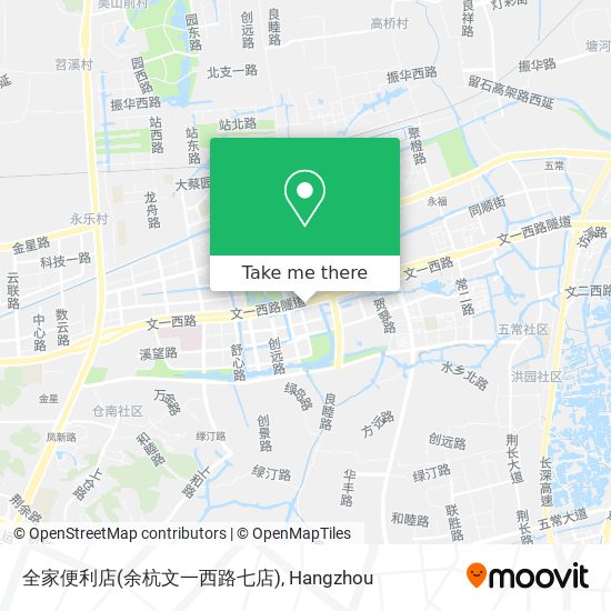 全家便利店(余杭文一西路七店) map