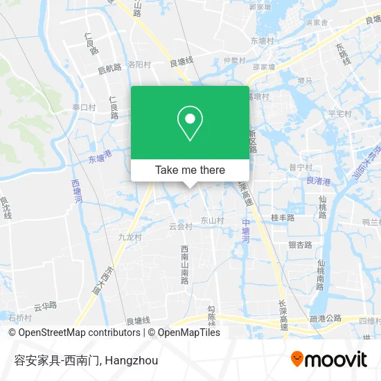 容安家具-西南门 map