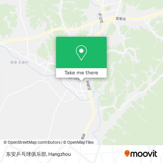 东安乒乓球俱乐部 map