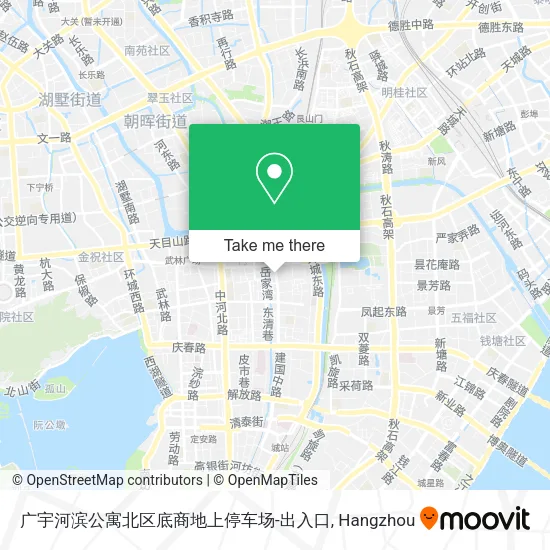 广宇河滨公寓北区底商地上停车场-出入口 map