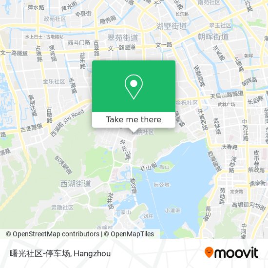 曙光社区-停车场 map