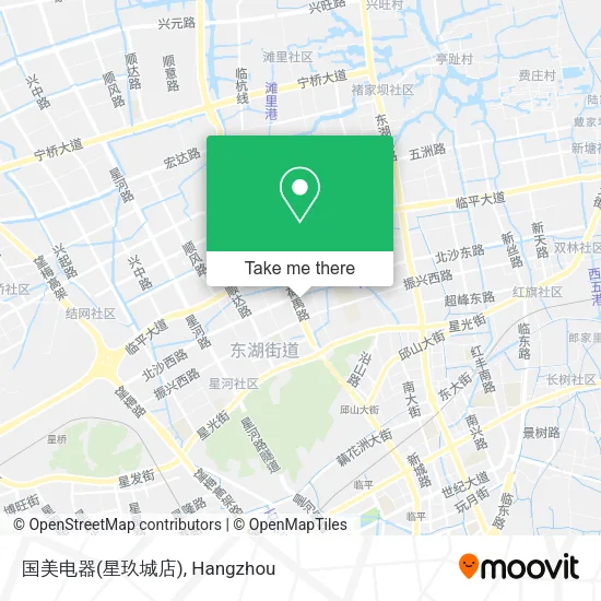 国美电器(星玖城店) map