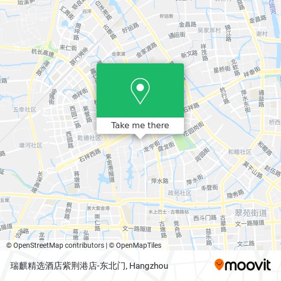 瑞麒精选酒店紫荆港店-东北门 map
