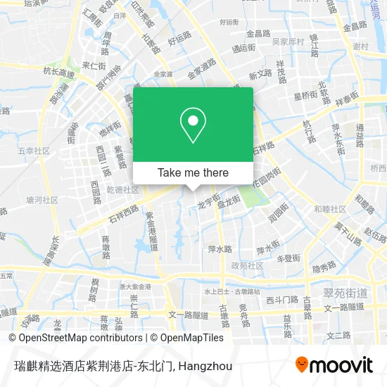瑞麒精选酒店紫荆港店-东北门 map