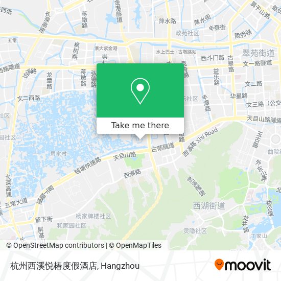 杭州西溪悦椿度假酒店 map