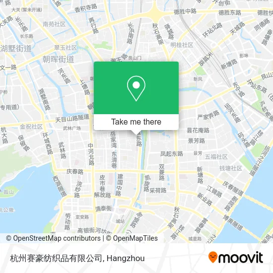 杭州赛豪纺织品有限公司 map