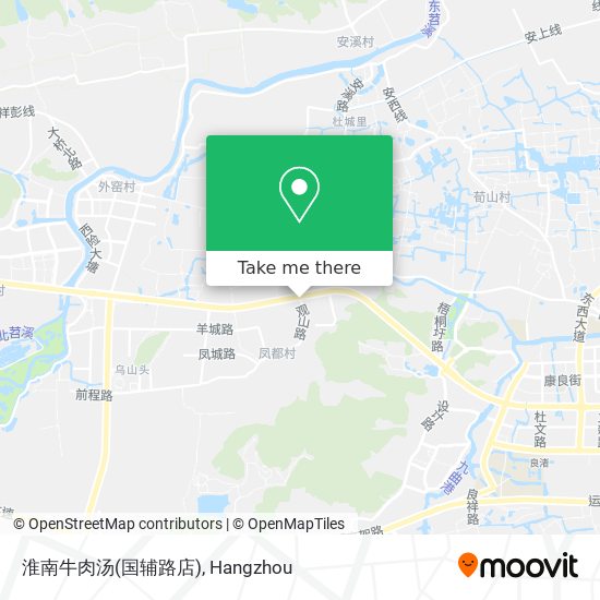 淮南牛肉汤(国辅路店) map