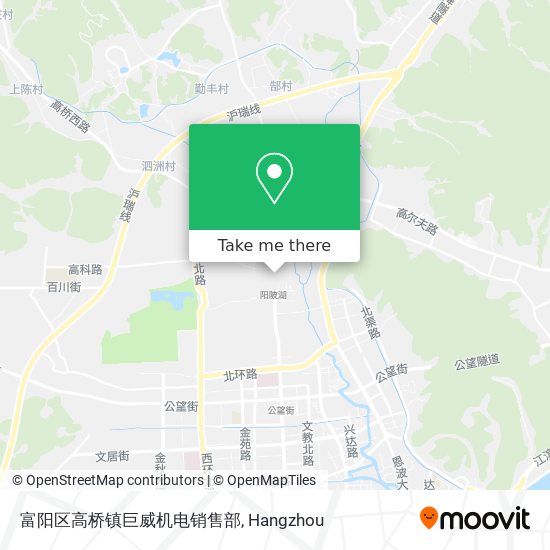 富阳区高桥镇巨威机电销售部 map