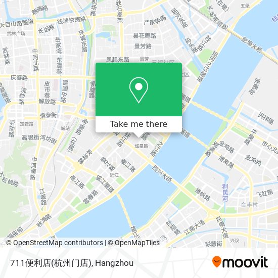 711便利店(杭州门店) map