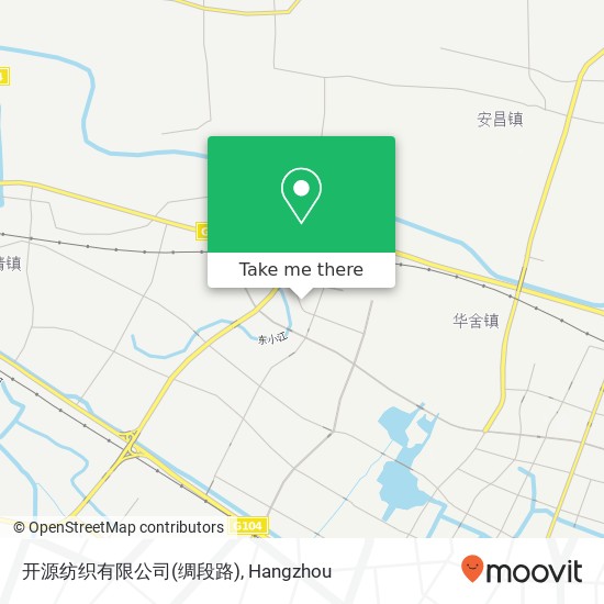 开源纺织有限公司(绸段路) map