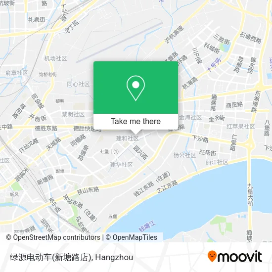 绿源电动车(新塘路店) map