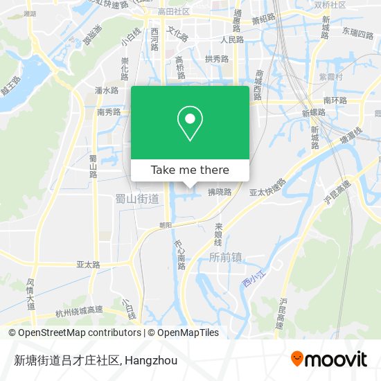 新塘街道吕才庄社区 map