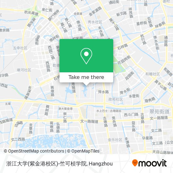 浙江大学(紫金港校区)-竺可桢学院 map