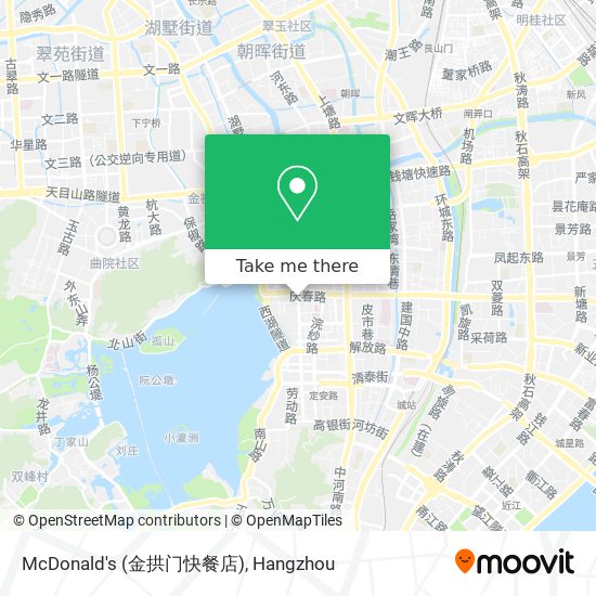 McDonald's (金拱门快餐店) map