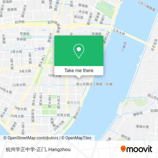 杭州学正中学-正门 map