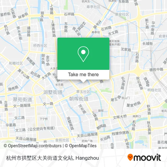 杭州市拱墅区大关街道文化站 map
