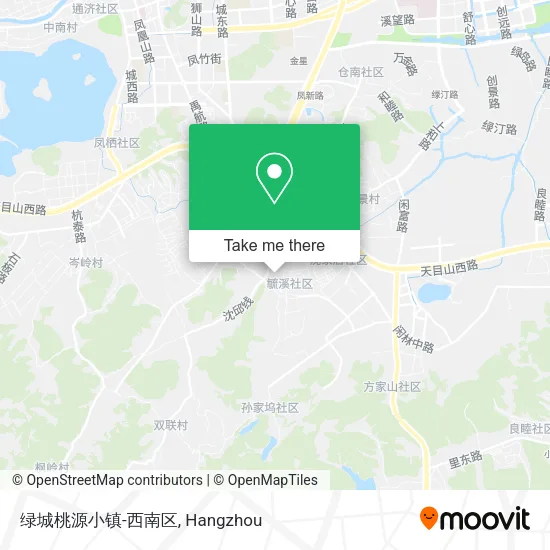 绿城桃源小镇-西南区 map