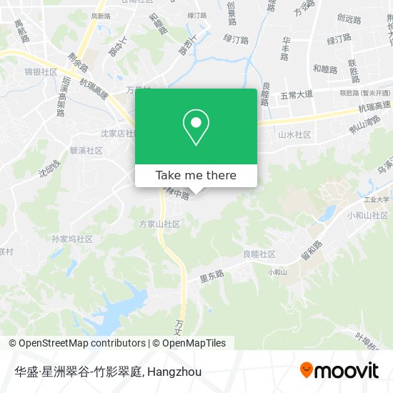 华盛·星洲翠谷-竹影翠庭 map