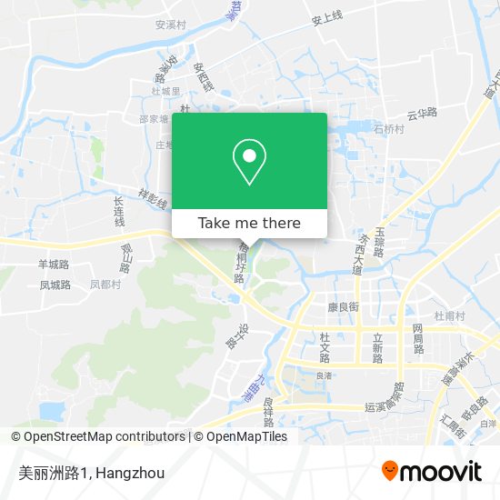 美丽洲路1 map