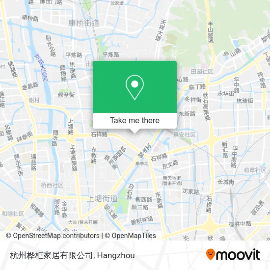 杭州桦柜家居有限公司 map