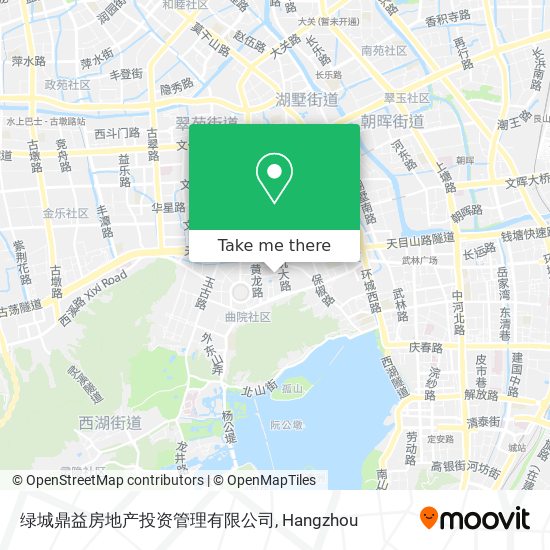 绿城鼎益房地产投资管理有限公司 map