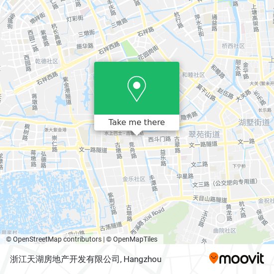 浙江天湖房地产开发有限公司 map
