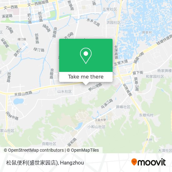 松鼠便利(盛世家园店) map