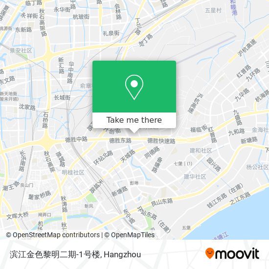 滨江金色黎明二期-1号楼 map