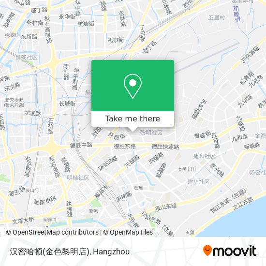 汉密哈顿(金色黎明店) map
