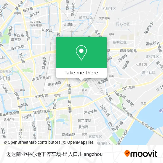 迈达商业中心地下停车场-出入口 map