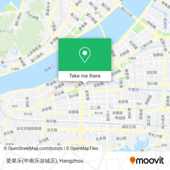 爱果乐(中南乐游城店) map