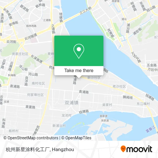 杭州新星涂料化工厂 map