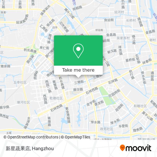 新星蔬果店 map