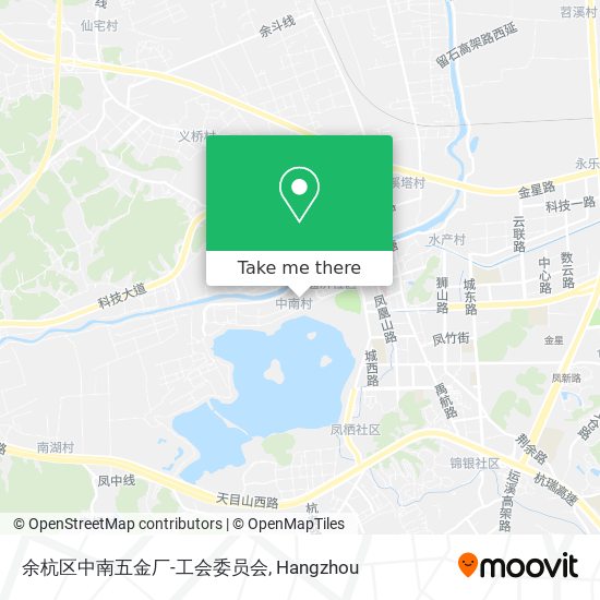 余杭区中南五金厂-工会委员会 map