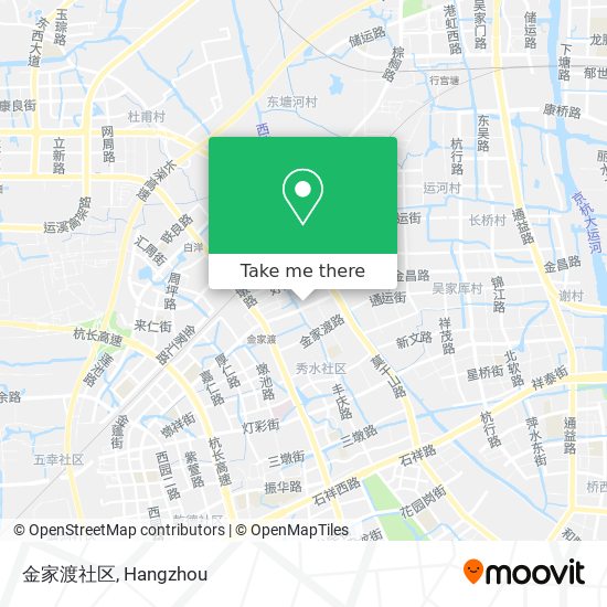 金家渡社区 map