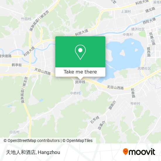 天地人和酒店 map