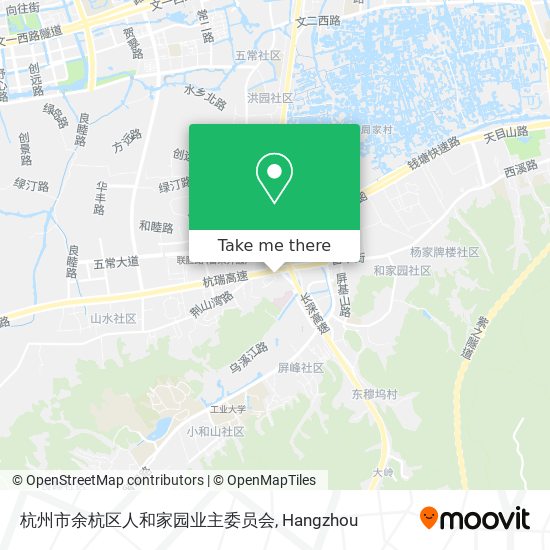 杭州市余杭区人和家园业主委员会 map