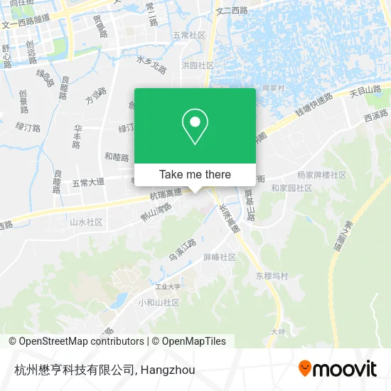 杭州懋亨科技有限公司 map