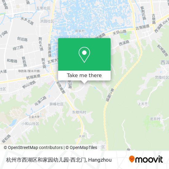 杭州市西湖区和家园幼儿园-西北门 map