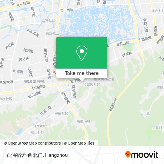 石油宿舍-西北门 map