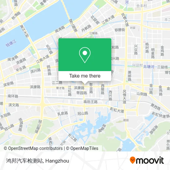 鸿邦汽车检测站 map