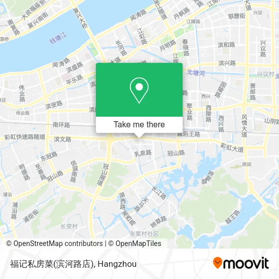 福记私房菜(滨河路店) map