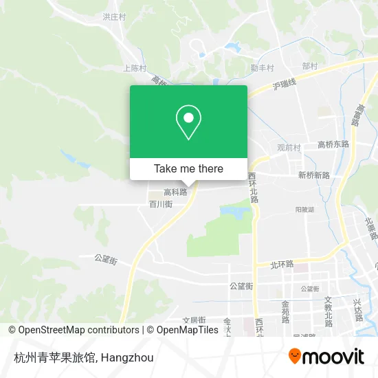 杭州青苹果旅馆 map