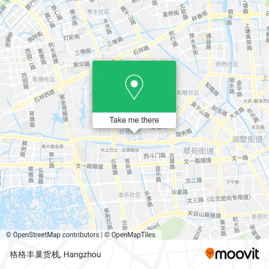 格格丰巢货栈 map