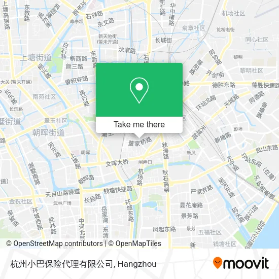 杭州小巴保险代理有限公司 map