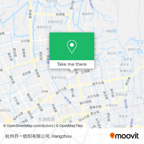 杭州乔一纺织有限公司 map