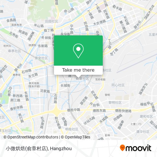 小微烘焙(俞章村店) map